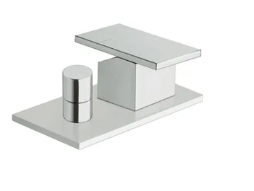 TABULA CRITA129 - Deck mounted single handle bathtub tap with diverter by CRISTINA Rubinetterie - view 2